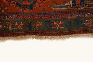 Tappeto Sumak Caucaso  - Asta  Arredi Antichi, Oggetti d'Arte, Curiosities con una selezione di tappeti - Associazione Nazionale - Case d'Asta italiane