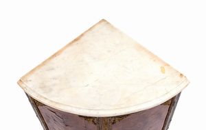 Angoliera francese Napoleone III in ebano viola  - Asta  Arredi Antichi, Oggetti d'Arte, Curiosities con una selezione di tappeti - Associazione Nazionale - Case d'Asta italiane