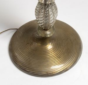 Barovier & Toso, Murano : Lampada da terra in vetro  - Asta  Arredi Antichi, Oggetti d'Arte, Curiosities con una selezione di tappeti - Associazione Nazionale - Case d'Asta italiane