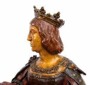 Coppia di sculture francesi in gesso  - Asta  Arredi Antichi, Oggetti d'Arte, Curiosities con una selezione di tappeti - Associazione Nazionale - Case d'Asta italiane