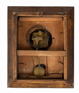 Due orologi da muro Biiedermeier austriaci  - Asta  Arredi Antichi, Oggetti d'Arte, Curiosities con una selezione di tappeti - Associazione Nazionale - Case d'Asta italiane