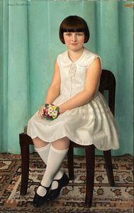 Robert Bouroult - Ritratto di fanciulla