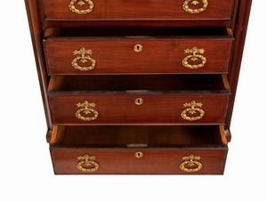 Settimino francese in stile impero  - Asta  Arredi Antichi, Oggetti d'Arte, Curiosities con una selezione di tappeti - Associazione Nazionale - Case d'Asta italiane