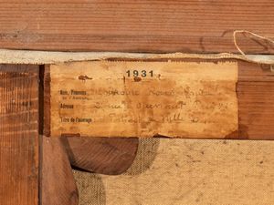 Robert Bouroult : Ritratto di fanciulla  - Asta  Arredi Antichi, Oggetti d'Arte, Curiosities con una selezione di tappeti - Associazione Nazionale - Case d'Asta italiane