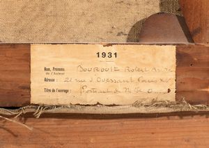 Robert Bouroult : Ritratto di fanciulla  - Asta  Arredi Antichi, Oggetti d'Arte, Curiosities con una selezione di tappeti - Associazione Nazionale - Case d'Asta italiane