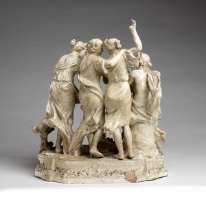 Scultura italiana in ceramica  - Asta  Arredi Antichi, Oggetti d'Arte, Curiosities con una selezione di tappeti - Associazione Nazionale - Case d'Asta italiane