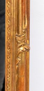 Specchiera dorata francese  - Asta  Arredi Antichi, Oggetti d'Arte, Curiosities con una selezione di tappeti - Associazione Nazionale - Case d'Asta italiane