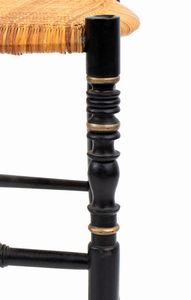 Coppia di sedie francesi a chinoiserie  - Asta  Arredi Antichi, Oggetti d'Arte, Curiosities con una selezione di tappeti - Associazione Nazionale - Case d'Asta italiane