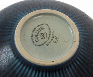 Gunnar Nylund per Rörstrand : Vaso in Grés  - Asta  Arredi Antichi, Oggetti d'Arte, Curiosities con una selezione di tappeti - Associazione Nazionale - Case d'Asta italiane