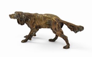 Scultura francese in bronzo  - Asta  Arredi Antichi, Oggetti d'Arte, Curiosities con una selezione di tappeti - Associazione Nazionale - Case d'Asta italiane