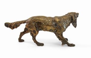 Scultura francese in bronzo  - Asta  Arredi Antichi, Oggetti d'Arte, Curiosities con una selezione di tappeti - Associazione Nazionale - Case d'Asta italiane