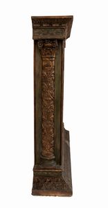 Libreria dipinta italiana Luigi XVI  - Asta  Arredi Antichi, Oggetti d'Arte, Curiosities con una selezione di tappeti - Associazione Nazionale - Case d'Asta italiane