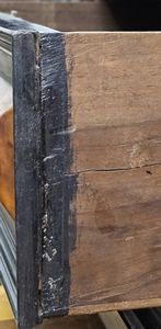 Monetiere italiano in legno ebanizzato e tartaruga  - Asta  Arredi Antichi, Oggetti d'Arte, Curiosities con una selezione di tappeti - Associazione Nazionale - Case d'Asta italiane