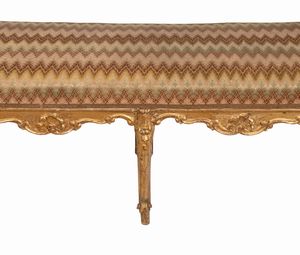 Coppia di panche italiane Luigi XVI  - Asta  Arredi Antichi, Oggetti d'Arte, Curiosities con una selezione di tappeti - Associazione Nazionale - Case d'Asta italiane