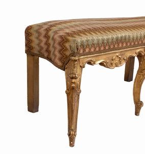 Coppia di panche italiane Luigi XVI  - Asta  Arredi Antichi, Oggetti d'Arte, Curiosities con una selezione di tappeti - Associazione Nazionale - Case d'Asta italiane