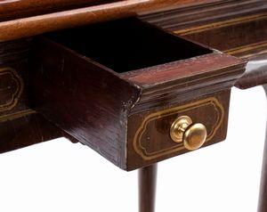 John Channon : Tavolino da gioco inglese Giorgio II  - Asta  Arredi Antichi, Oggetti d'Arte, Curiosities con una selezione di tappeti - Associazione Nazionale - Case d'Asta italiane