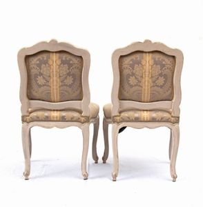 Pierre Leduc : Coppia di poltrone Francesi, Luigi XV  - Asta  Arredi Antichi, Oggetti d'Arte, Curiosities con una selezione di tappeti - Associazione Nazionale - Case d'Asta italiane
