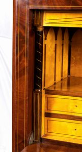 Louis Edouard Lemachard : Secretaire francese Carlo X  - Asta  Arredi Antichi, Oggetti d'Arte, Curiosities con una selezione di tappeti - Associazione Nazionale - Case d'Asta italiane