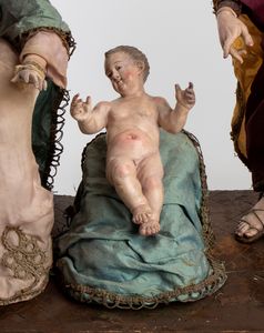 Gruppo della Natività  - Asta  Arredi Antichi, Oggetti d'Arte, Curiosities con una selezione di tappeti - Associazione Nazionale - Case d'Asta italiane