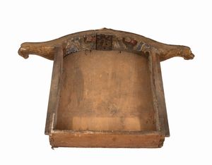 Consolle dorata Luigi XVI italiano  - Asta  Arredi Antichi, Oggetti d'Arte, Curiosities con una selezione di tappeti - Associazione Nazionale - Case d'Asta italiane