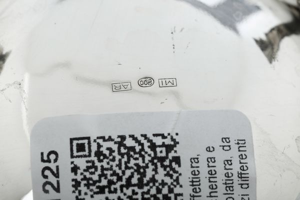 Caffettiera, zuccheriera e cioccolatiera. Argenteria italiana del XX secolo, argentieri differenti  - Asta Argenti e Icone - Associazione Nazionale - Case d'Asta italiane