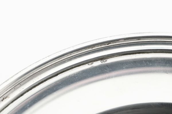Lotto di piattini ed altri oggetti. Argenteria italiana del XX secolo  - Asta Argenti e Icone - Associazione Nazionale - Case d'Asta italiane