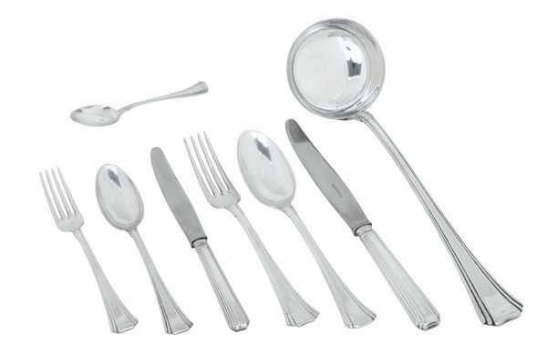 Servizio di posate. Argenteria italiana del XX secolo, argentiere Cesa, Alessandria  - Asta Argenti e Icone - Associazione Nazionale - Case d'Asta italiane