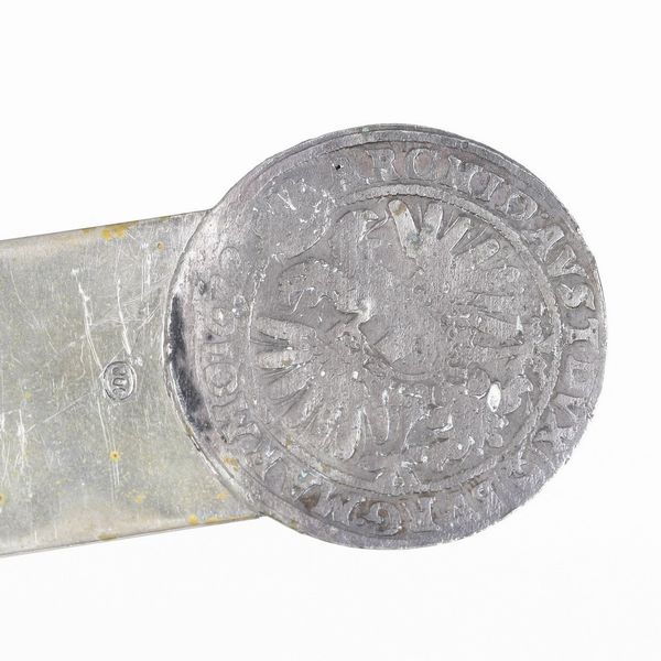 Lotto composto da coppia di salierine e varie posate in argento. XX secolo  - Asta Argenti e Icone - Associazione Nazionale - Case d'Asta italiane