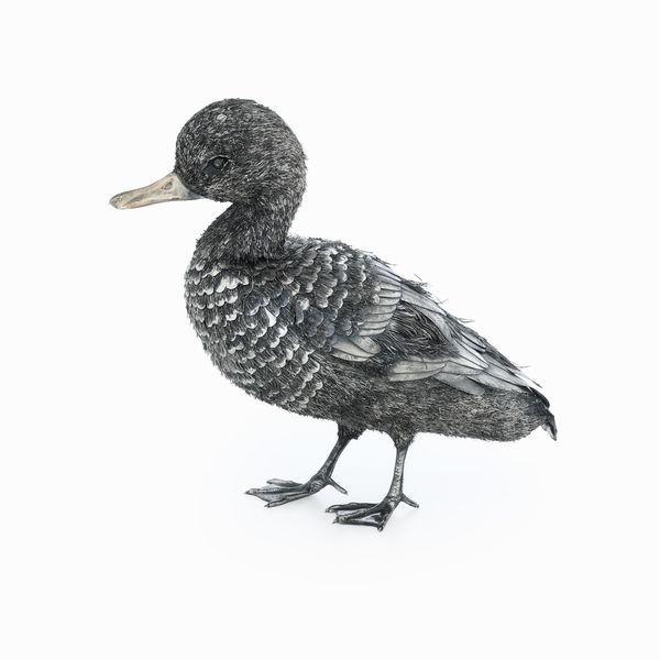 Anatra in argento. Italia XX secolo, incisa inscrizione M. Buccellati  - Asta Argenti e Icone - Associazione Nazionale - Case d'Asta italiane