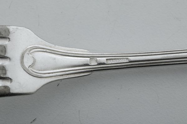 Servizio di posate Cristofle  - Asta Argenti e Icone - Associazione Nazionale - Case d'Asta italiane