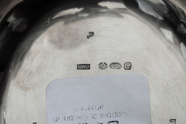 Coppia di cestini. Inghilterra XX secolo  - Asta Argenti e Icone - Associazione Nazionale - Case d'Asta italiane