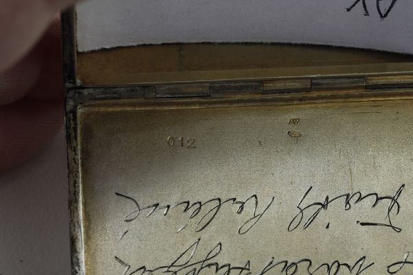 Lotto di 2 tabacchiere. Francia XIX-XX secolo  - Asta Argenti e Icone - Associazione Nazionale - Case d'Asta italiane