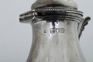 Cioccolatiera. Londra 1897  - Asta Argenti e Icone - Associazione Nazionale - Case d'Asta italiane