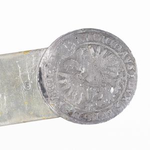 Lotto composto da coppia di salierine e varie posate in argento. XX secolo  - Asta Argenti e Icone - Associazione Nazionale - Case d'Asta italiane