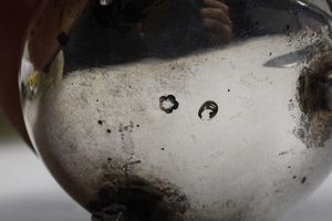 Lotto composto da coppia di salierine e varie posate in argento. XX secolo  - Asta Argenti e Icone - Associazione Nazionale - Case d'Asta italiane