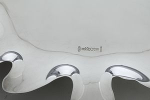 Ciotola ad abete. Argenteria artistica milanese del XX-XXI secolo. Argentiere designer Gabriele Devecchi  - Asta Argenti e Icone - Associazione Nazionale - Case d'Asta italiane