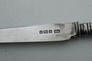 Set di coltellini. Città di Sheffield, inizio XX secolo  - Asta Argenti e Icone - Associazione Nazionale - Case d'Asta italiane