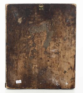 Icona a tempera su tavola raffigurante la Resurrezione di Cristo e scene della santa tradizione cristiana. Russia XVIII-XIX secolo  - Asta Argenti e Icone - Associazione Nazionale - Case d'Asta italiane