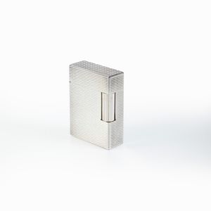 Accendino Dupont “Briquet Linea 1 argento”  - Asta Argenti e Icone - Associazione Nazionale - Case d'Asta italiane