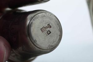 Quattro bicchieri. Argento fuso, sbalzato e cesellato. Russia fine XIX secolo, differenti manifatture  - Asta Argenti e Icone - Associazione Nazionale - Case d'Asta italiane