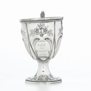 Bicchierino in argento. Birmingham 1863  - Asta Argenti e Icone - Associazione Nazionale - Case d'Asta italiane