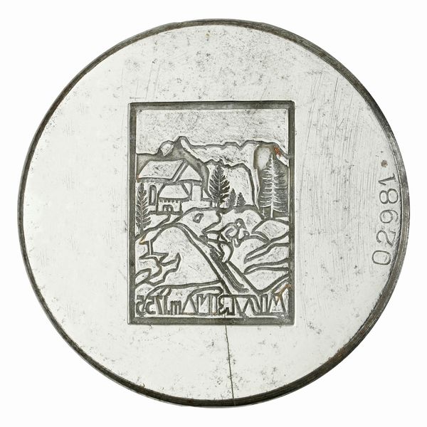 N Misurina M 1755. 68 x 51 mm  - Asta Conii e Punzoni della Storica Fabbrica di Medaglie Lorioli (1919-1950) - Associazione Nazionale - Case d'Asta italiane