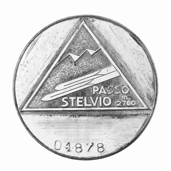 P Passo Stelvio. 51 x 49 mm  - Asta Conii e Punzoni della Storica Fabbrica di Medaglie Lorioli (1919-1950) - Associazione Nazionale - Case d'Asta italiane