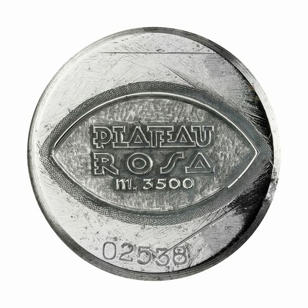 P Plateau Rosa M 3500 46 x 44 mm  - Asta Conii e Punzoni della Storica Fabbrica di Medaglie Lorioli (1919-1950) - Associazione Nazionale - Case d'Asta italiane