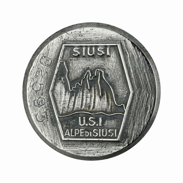 P Siusi U.S.I. Alpe Di Siusi 36 x 38 mm  - Asta Conii e Punzoni della Storica Fabbrica di Medaglie Lorioli (1919-1950) - Associazione Nazionale - Case d'Asta italiane