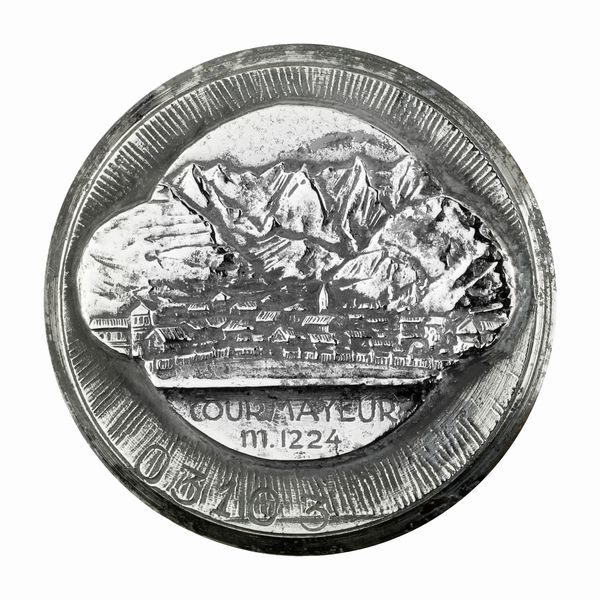 P Courmayeur M. 1224 44 x 40 mm  - Asta Conii e Punzoni della Storica Fabbrica di Medaglie Lorioli (1919-1950) - Associazione Nazionale - Case d'Asta italiane