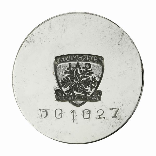N Sci Club Milano C.A.I. Corso Di Sci Alpinistico 41 x 34 mm  - Asta Conii e Punzoni della Storica Fabbrica di Medaglie Lorioli (1919-1950) - Associazione Nazionale - Case d'Asta italiane