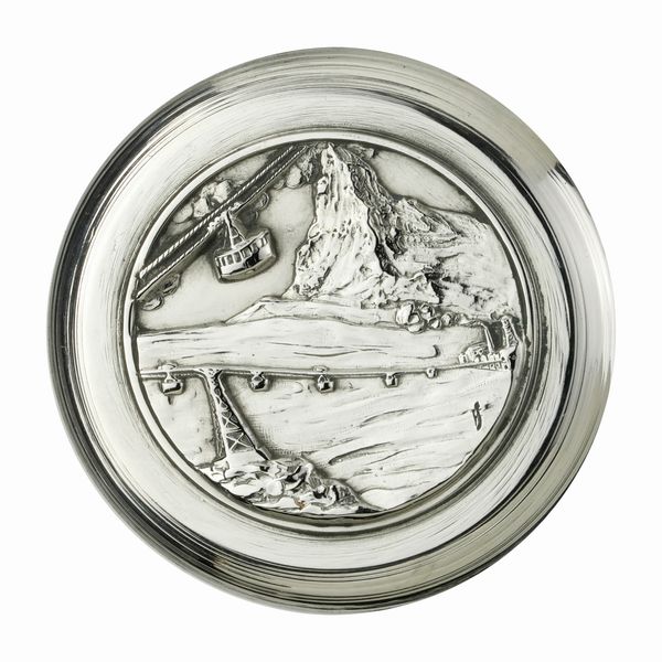 P Funivia 48 x 41 mm  - Asta Conii e Punzoni della Storica Fabbrica di Medaglie Lorioli (1919-1950) - Associazione Nazionale - Case d'Asta italiane