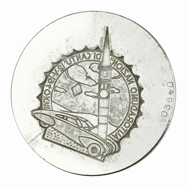N Autoraduno Nazion Di Cantu' 15 V 1940 XVIII 88 x 57 Auto E Moto mm  - Asta Conii e Punzoni della Storica Fabbrica di Medaglie Lorioli (1919-1950) - Associazione Nazionale - Case d'Asta italiane