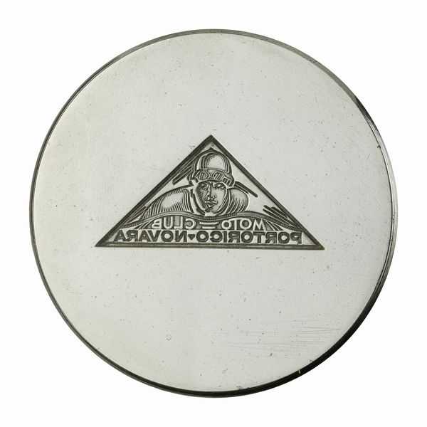 N Moto Club Portorico- Novara 59 x 46 mm  - Asta Conii e Punzoni della Storica Fabbrica di Medaglie Lorioli (1919-1950) - Associazione Nazionale - Case d'Asta italiane